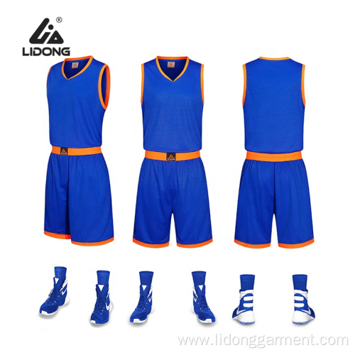 Wholesale sublimated custom design basketball jersey uniform